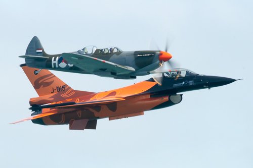 Spitfire and F-16