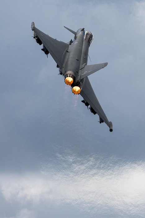Typhoon just after take-off