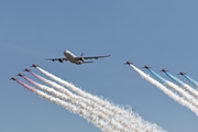 Red Arrows with Airbus A330 VIP RAF Voyager 4821